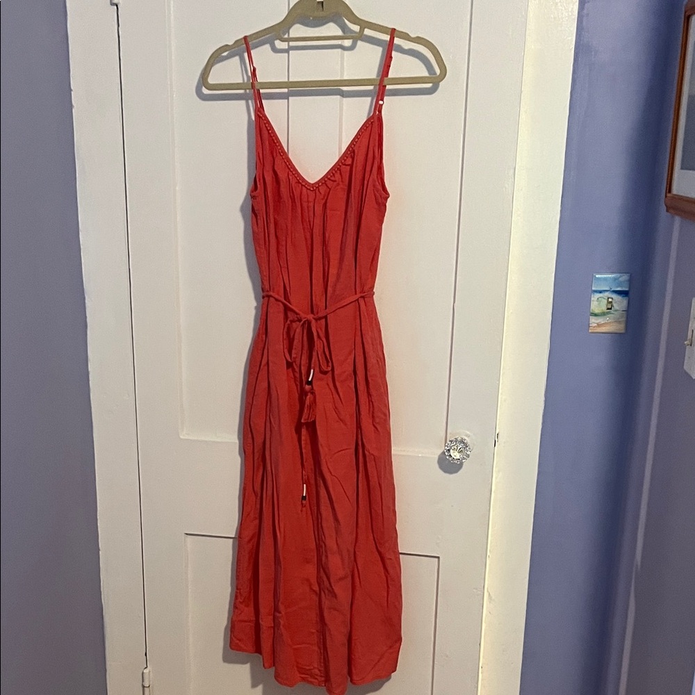 NWOT Fat face orange Sleeveless Dress